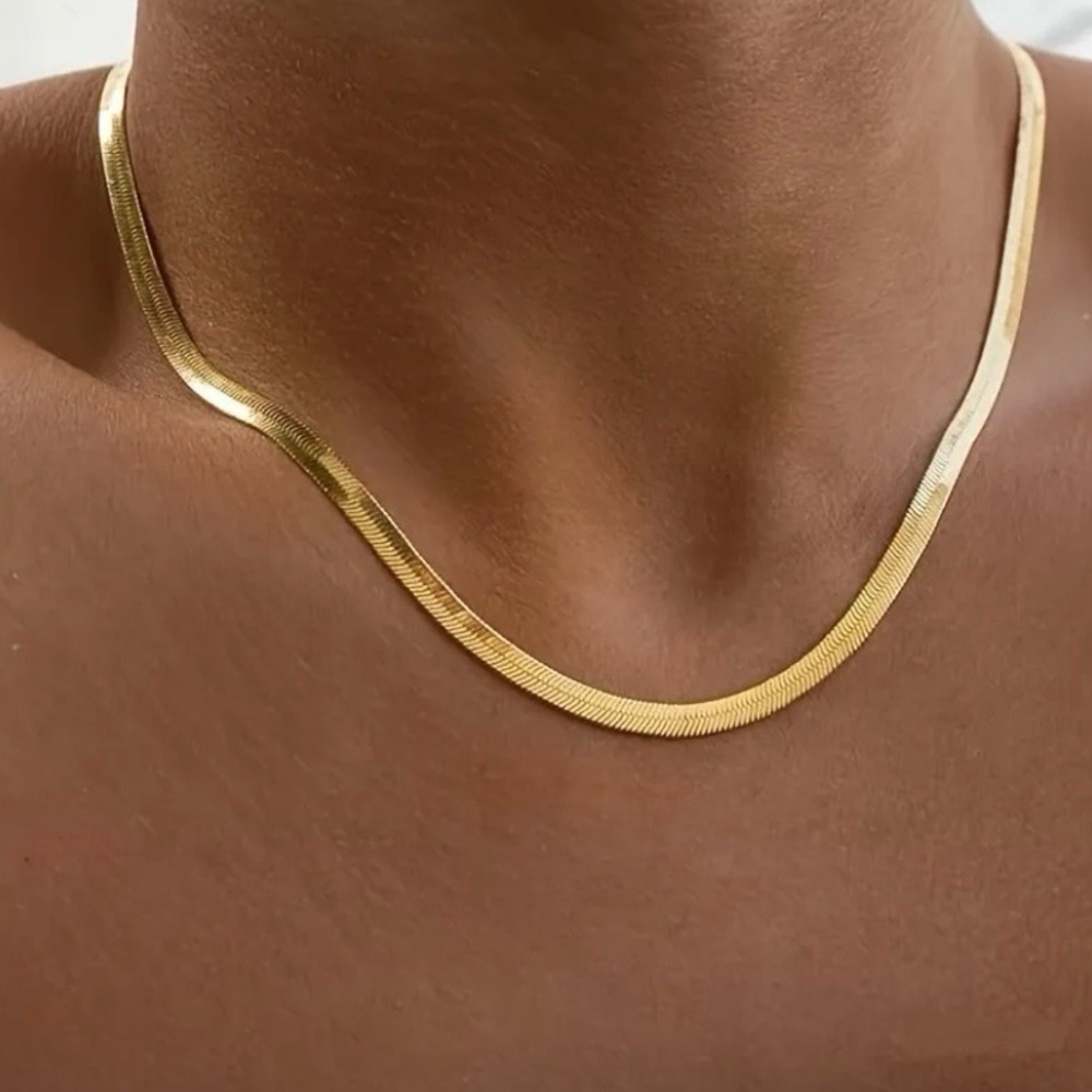 BOGO! The Wrenley Snake Chain Necklace in Gold color NEW